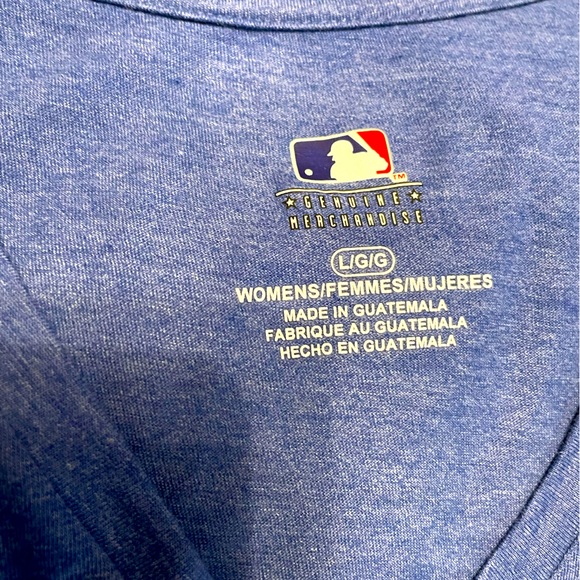 MLB Kansas City Royals Women's Size L V-Neck Short Sleeve T-Shirt - Picture 7 of 8